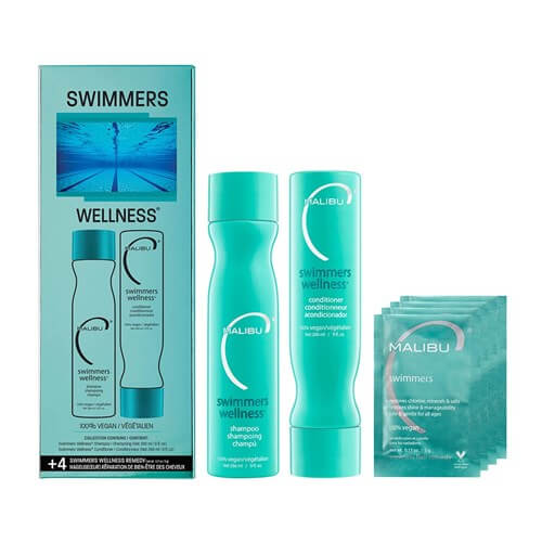 Best Chlorine Removing Shampoo with Kit: Malibu C Swimmers Wellness Collection Kit