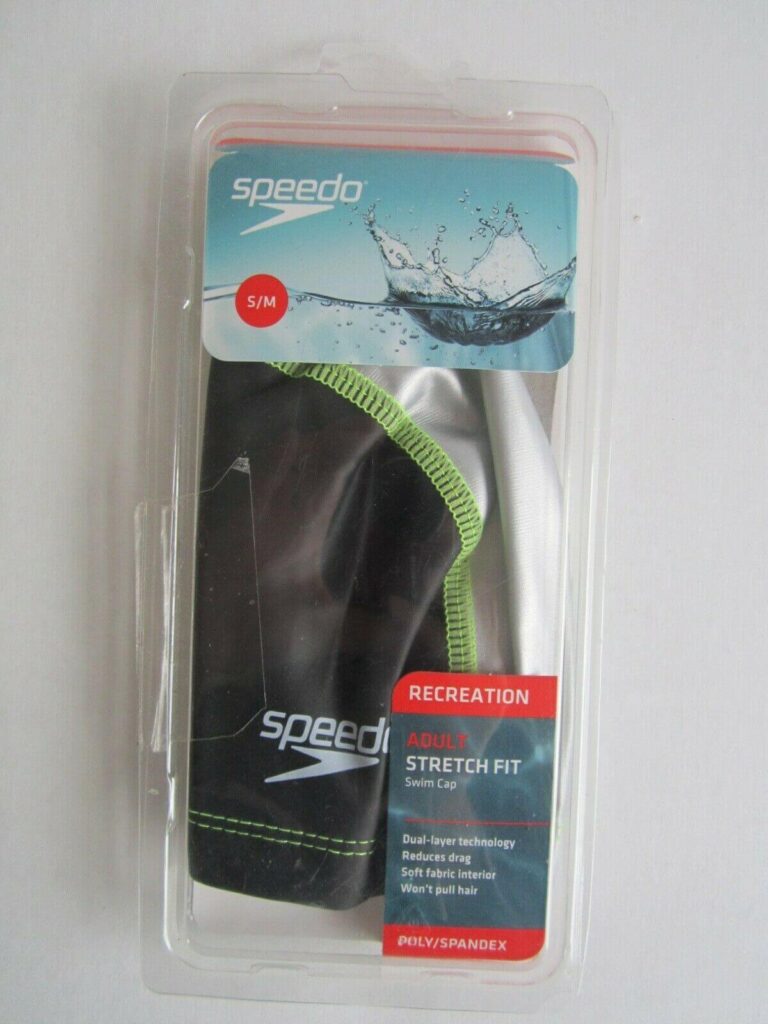 Best Comfort Cap for Swimming: Speedo Stretch Fit Swim Cap boxed
