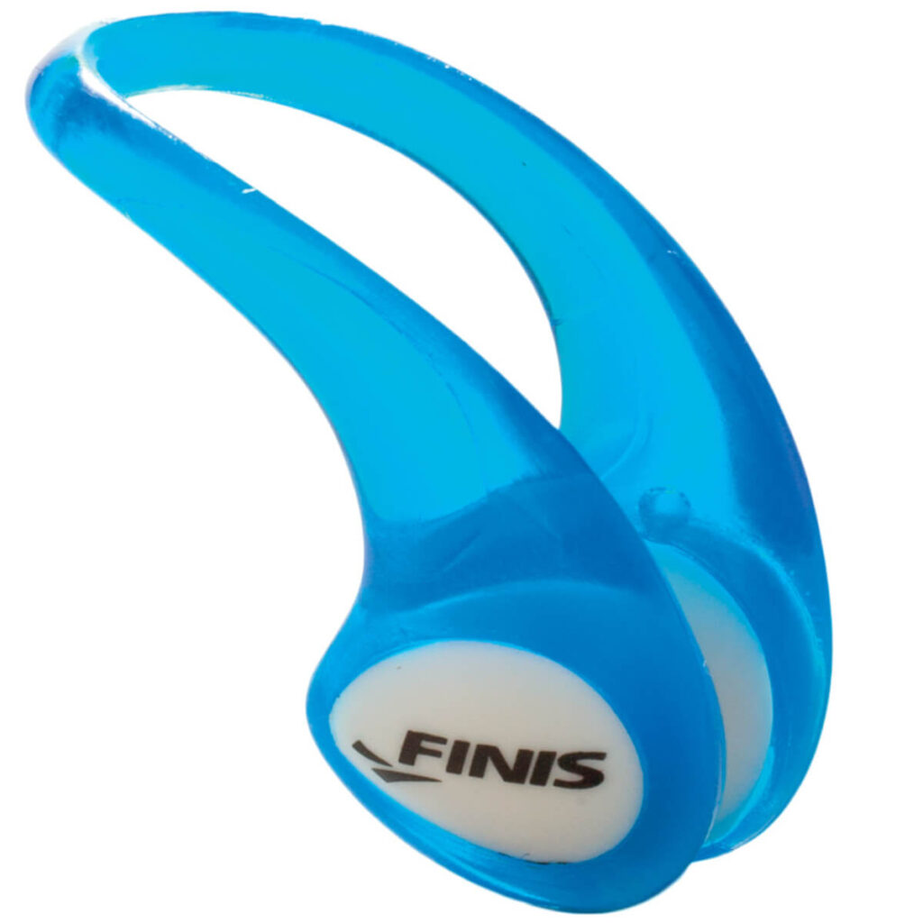 Best Comfort Nose Clip for Swimming: Finis Nylon Nose Clip blue