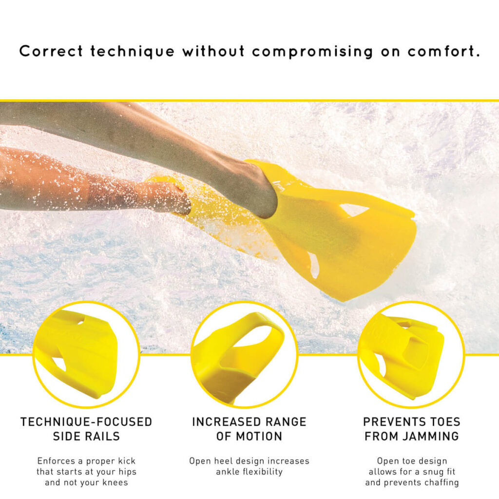 BEST SPEED FINS FOR LAP SWIMMING: Finis Edge Fins Tech Sheet