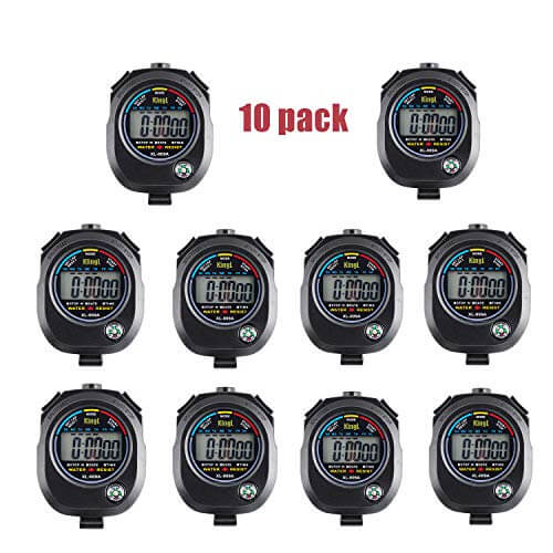 Best Budget Stopwatch for Swimming: KingL Digital Stopwatch Timer 10 Pack