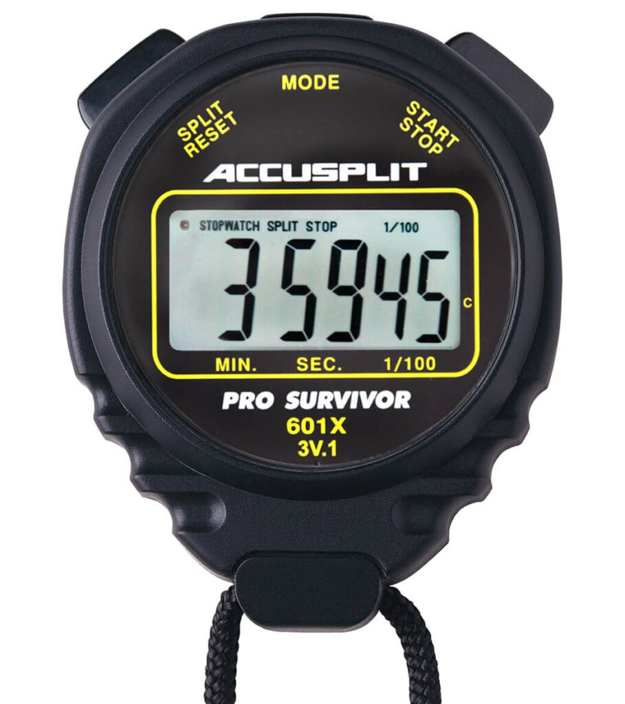 Best Basic Stopwatch for Swimming: Accusplit Pro Survivor A601X Stopwatch