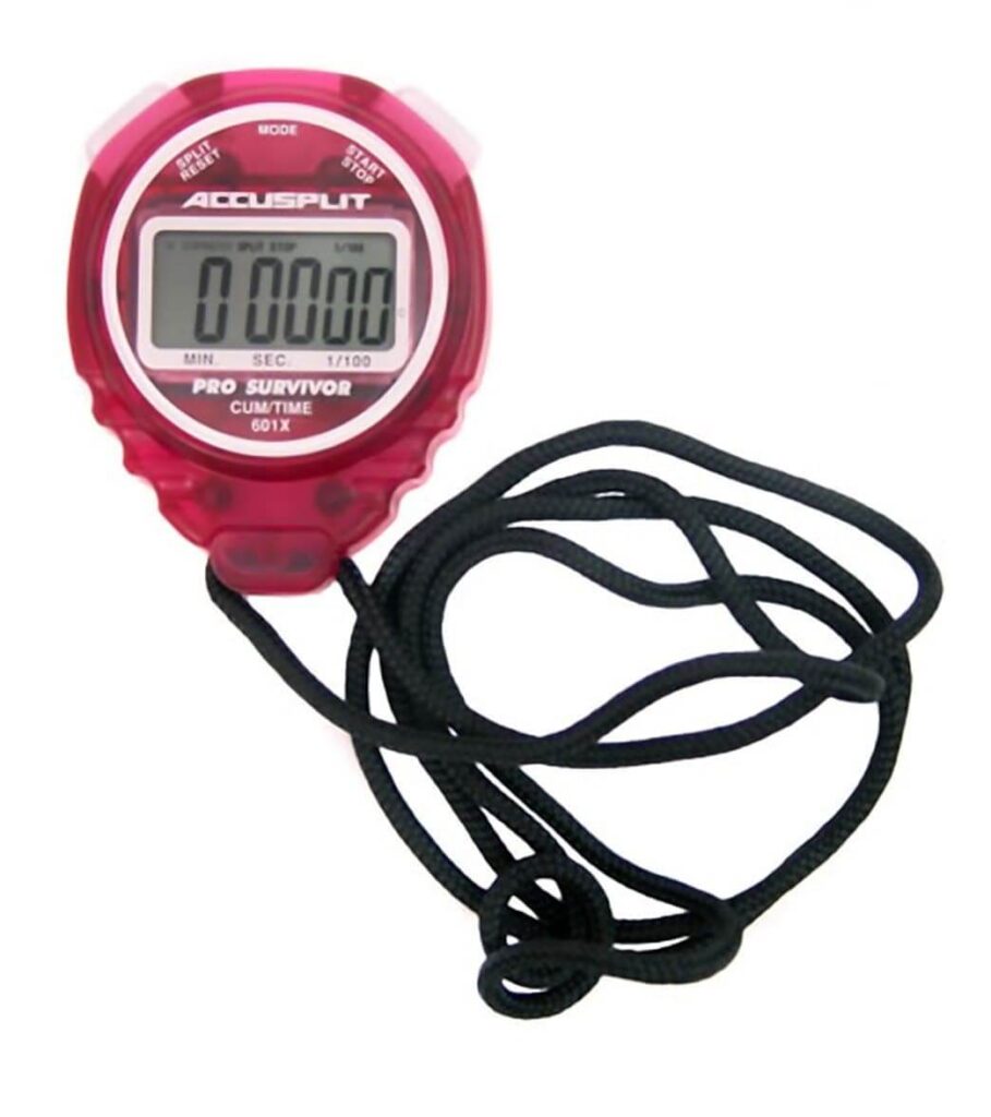 Best Basic Stopwatch for Swimming: Accusplit Pro Survivor A601X Stopwatch Pink