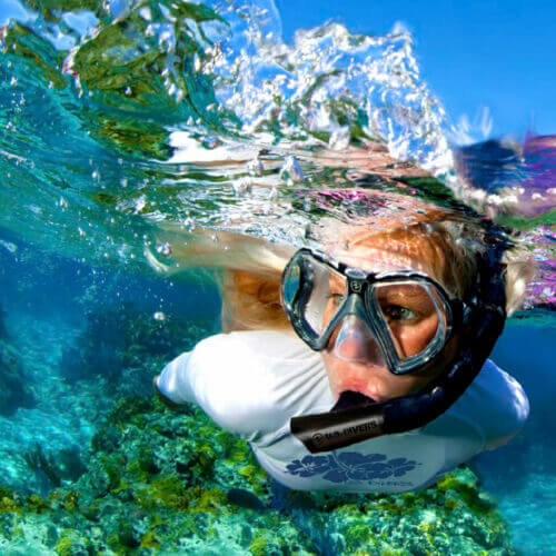 Best Budget Snorkel Mask: U.S. Divers Icon Mask and Snorkel Set Underwater