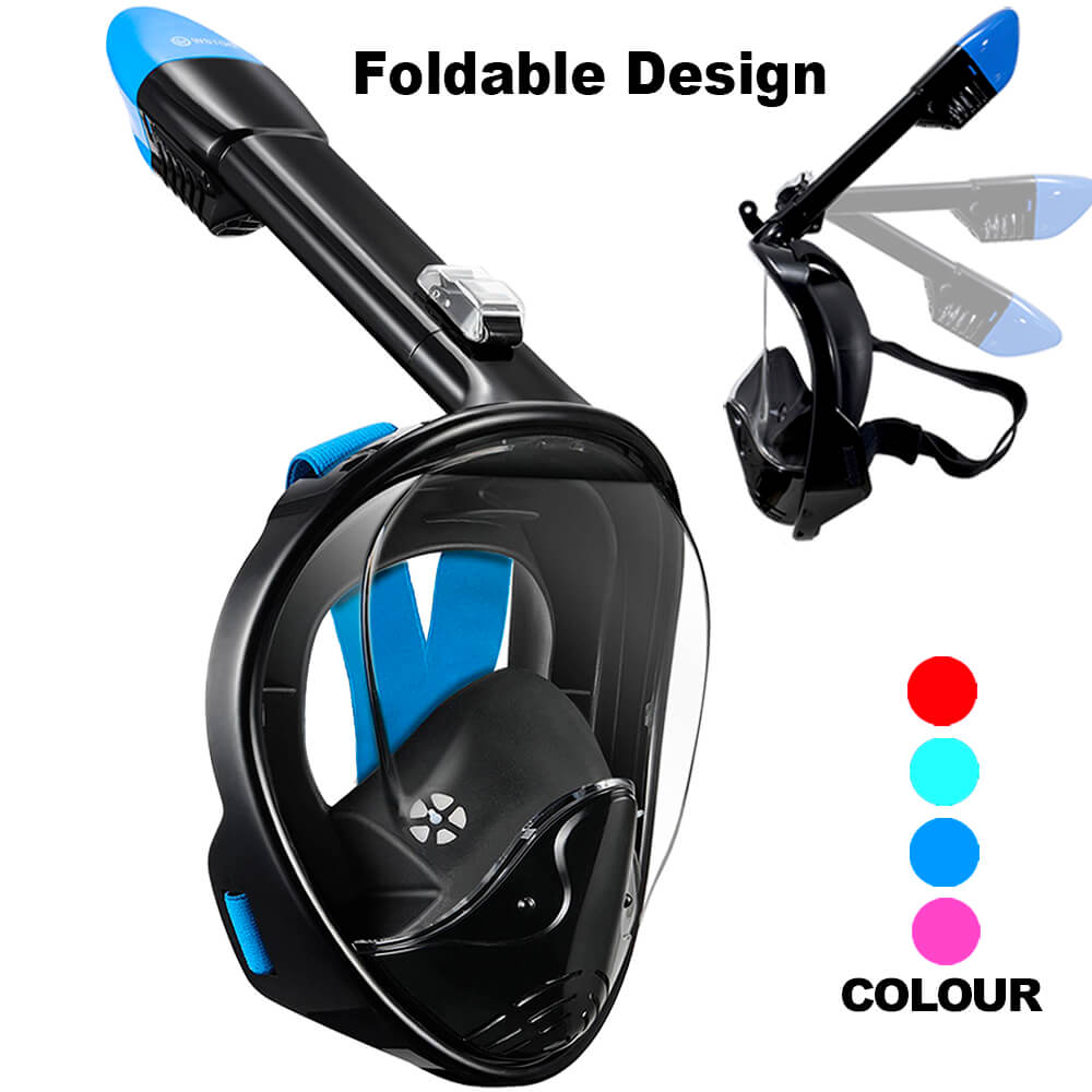 Best Overall Snorkel Mask: WSTOO Snorkel Mask Foldable Design