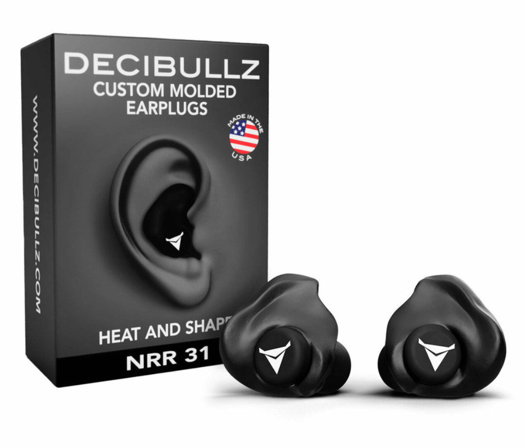 THE BEST CUSTOM FITTING EARPLUGS FOR SLEEPING: Decibullz Custom Molded Earplugs box