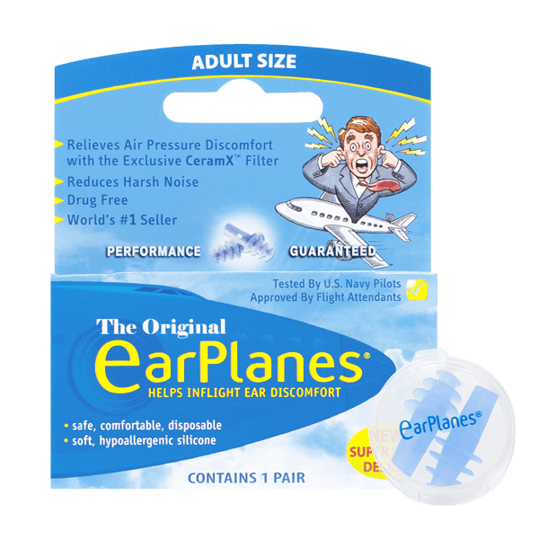 THE BEST AIRPLANE EARPLUGS FOR SLEEPING: EarPlanes Ear Plugs