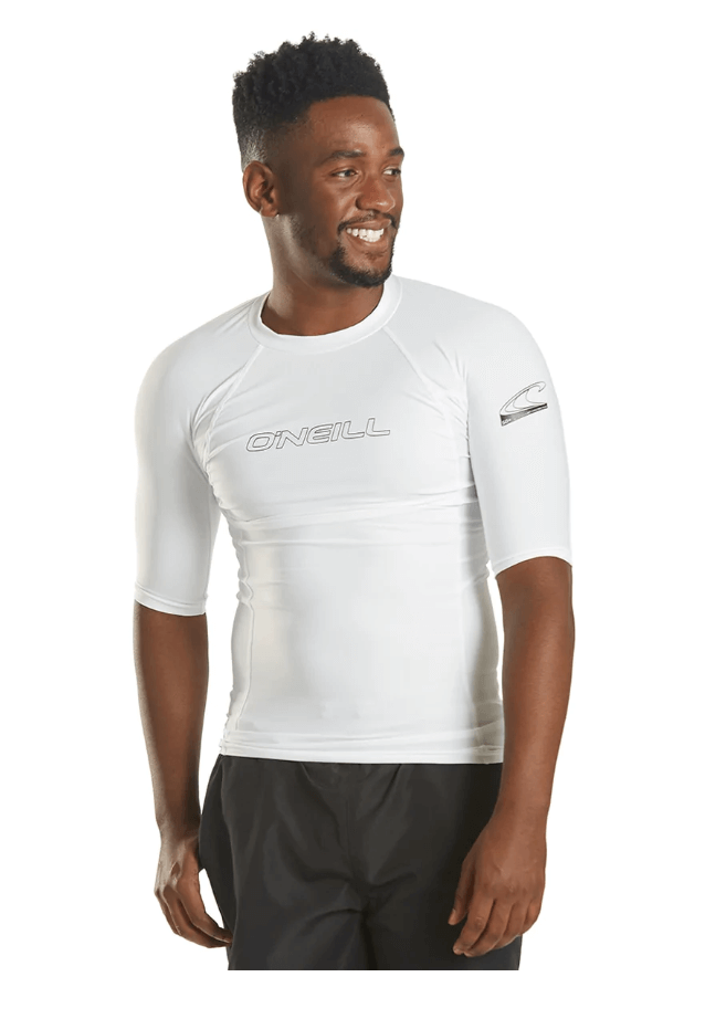 Best Men’s Slim Fitting Swim Shirt: O'Neill Men's Basic Skins Short Sleeve Sun Shirt