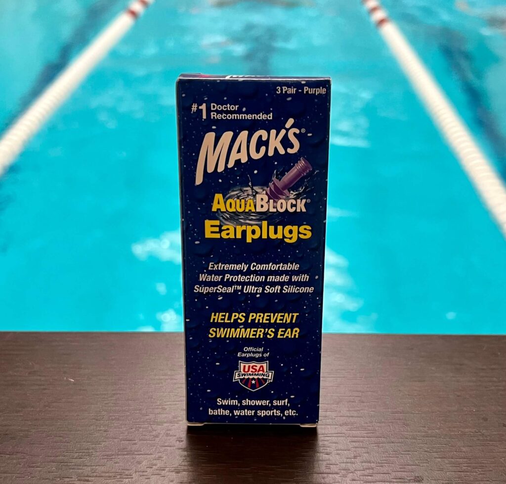 Macks AquaBlock Earplugs for Swimming