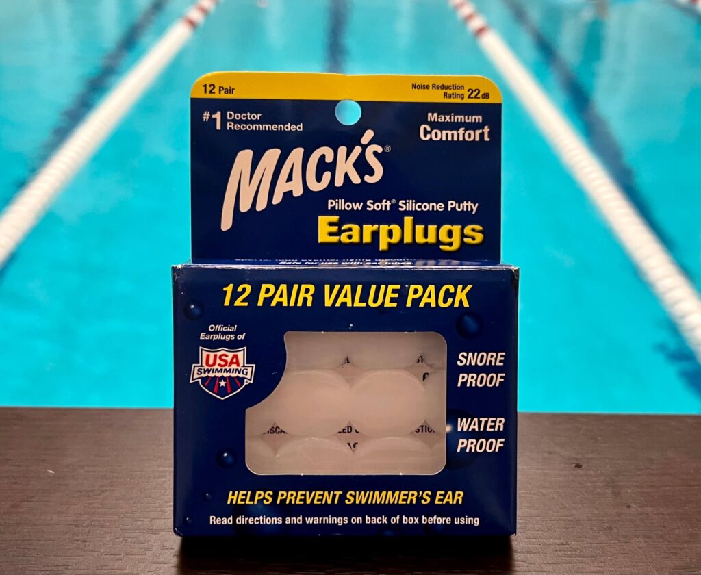 Macks Pollow Soft Silicon Earplugs for Swimming